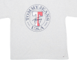 TOMMY HILFIGER Mens T-Shirt Grey S Cheap