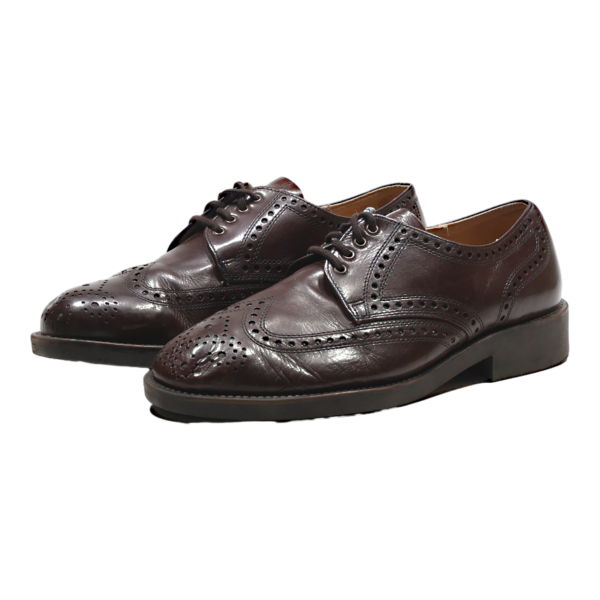 GALLUS Brogue Shoes Brown Leather Womens UK 5 Cheap