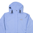 THE NORTH FACE Womens Rain Coat Blue Nylon Hooded S Online Hot Sale