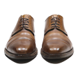 CROCKETT & JONES Derby Shoes Brown Leather Mens UK 9.5 Online Hot Sale