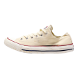 CONVERSE Chuck Taylor All Star 2018 Low Top Trainers Beige Canvas Womens UK 7.5 Supply