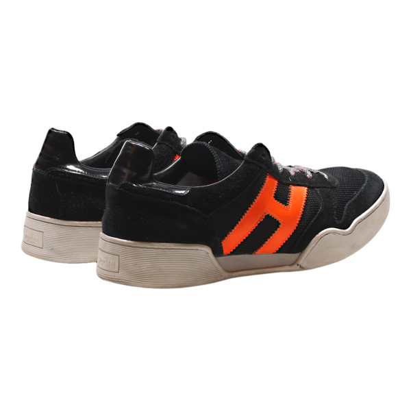 HOGAN Sneaker Trainers Black Leather Mens UK 11 Hot on Sale