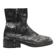 DIESEL Ankle Boots Black Leather Mens UK 11 Online