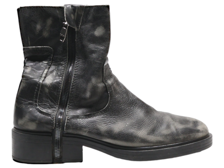 DIESEL Ankle Boots Black Leather Mens UK 11 Online