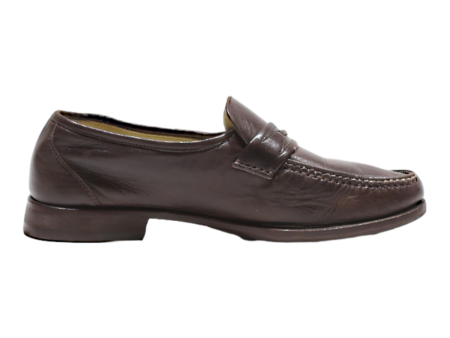 BALLY Loafer Shoes Brown Leather Womens UK 6 Supply