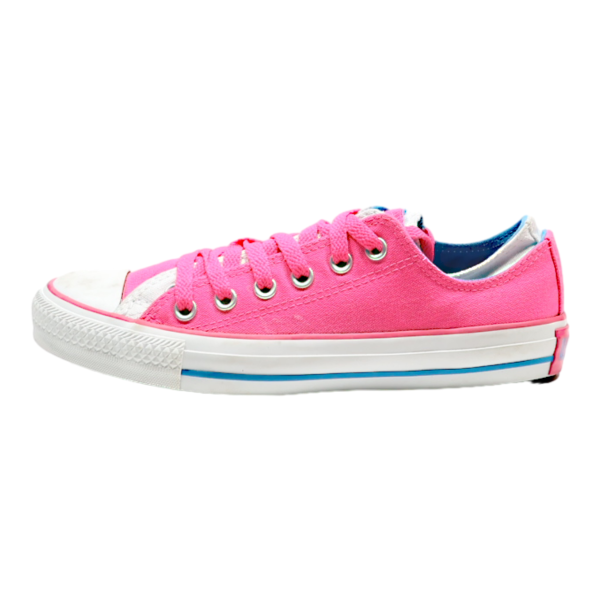 CONVERSE Low Top Trainers Pink Canvas Womens UK 5 Online Hot Sale