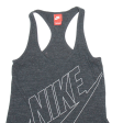 NIKE Womens Vest Grey Sleeveless S Hot on Sale