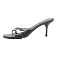 GUCCI Kitten Heels Black Leather Womens UK 5.5 on Sale