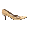 JANET & JANET Pump Heels Beige Leather Womens UK 3 For Discount