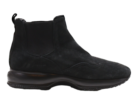 HOGAN Chelsea Boots Black Leather Womens UK 6 Fashion