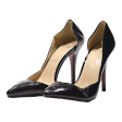 CHRISTIAN LOUBOUTIN D‚ÄôOrsay Heels Black Leather Womens UK 4 For Sale