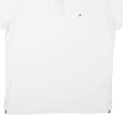 TOMMY HILFIGER Mens Polo Shirt White L For Sale