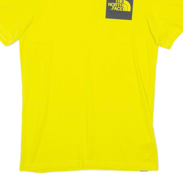 THE NORTH FACE Mens T-Shirt Yellow S on Sale