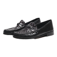 ANTONIO BARBIERI Loafer Shoes Black Leather Womens UK 9 For Cheap