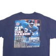 PRO WEIGHT DELTA 21 Tiki Barber Mens T-Shirt Blue USA 2XL For Discount