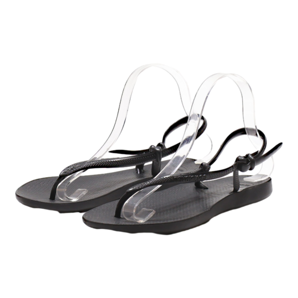 HAVAIANAS Strappy Sandals Black Synthetic Womens UK 4.5 For Cheap