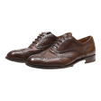 BENCI BROTHERS Brogue Shoes Brown Leather Mens UK 9 For Discount