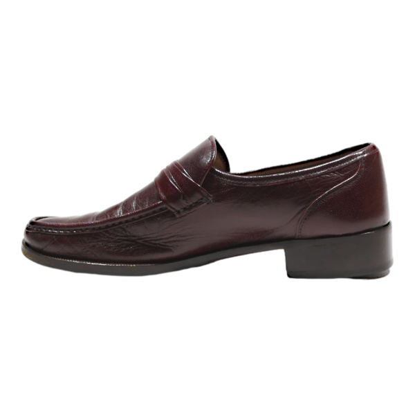 AROLA Loafer Shoes Maroon Leather Womens UK 8 Online Sale