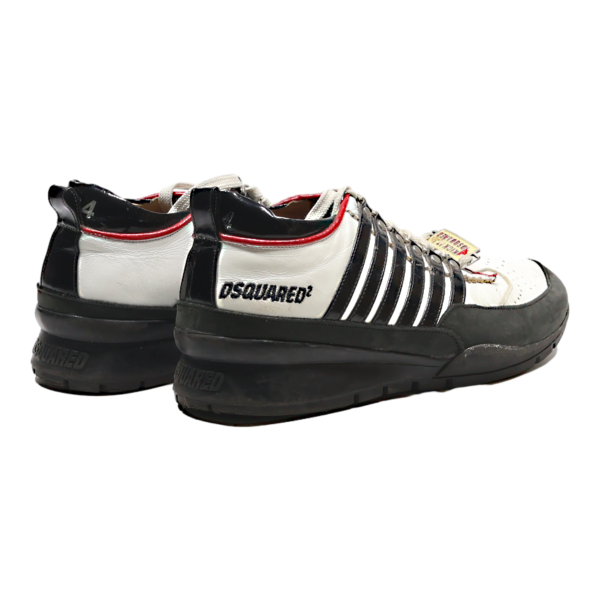 DSQUARED2 Sneaker Trainers White Leather Mens UK 8 Online