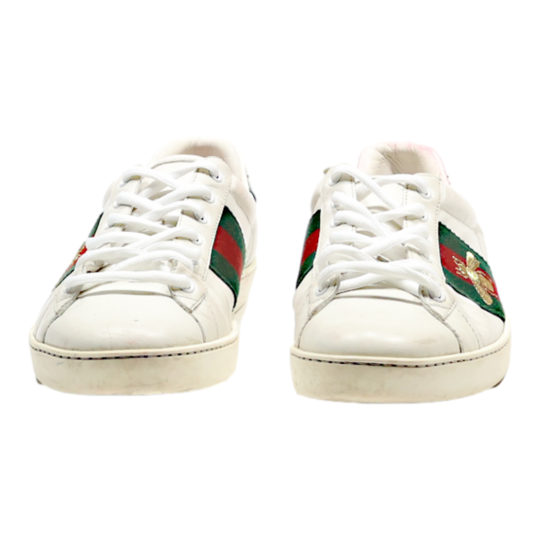 GUCCI Sneaker Trainers White Leather Mens UK 7 Online now