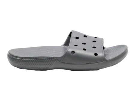 CROCS Slider Sandals Grey Synthetic Mens UK 10 Online