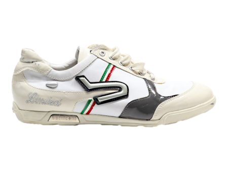 BOTTICELLI Sneaker Trainers White Leather Mens UK 9 on Sale