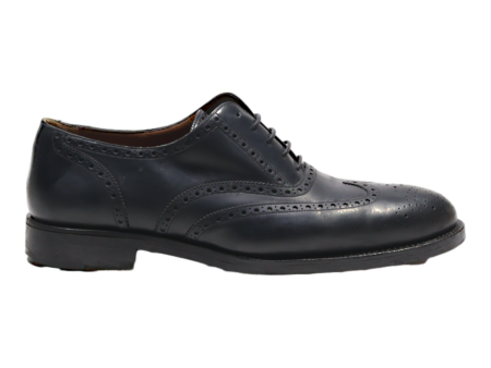 BALLY Scribe Brogue Shoes Black Leather Mens UK 6.5 on Sale