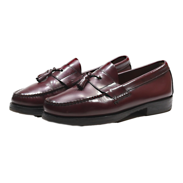 JOHN SPENCER Loafer Shoes Maroon Leather Womens UK 6 Supply