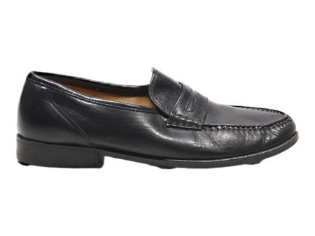 BALLY Loafer Shoes Black Leather Womens UK 9 Fashion