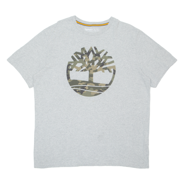 TIMBERLAND Mens T-Shirt Grey XL Cheap