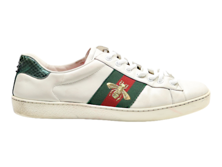 GUCCI Sneaker Trainers White Leather Mens UK 7 Online now