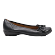 GABOR Ballet Shoes Black Leather Womens UK 4 Hot on Sale