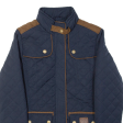 DIESEL Womens Quilted Jacket Blue S For Sale