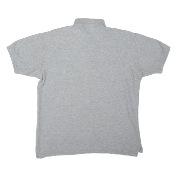 NIKE Mens Polo Shirt Grey L on Sale