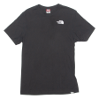 THE NORTH FACE Mens T-Shirt Black Crew Neck S Cheap