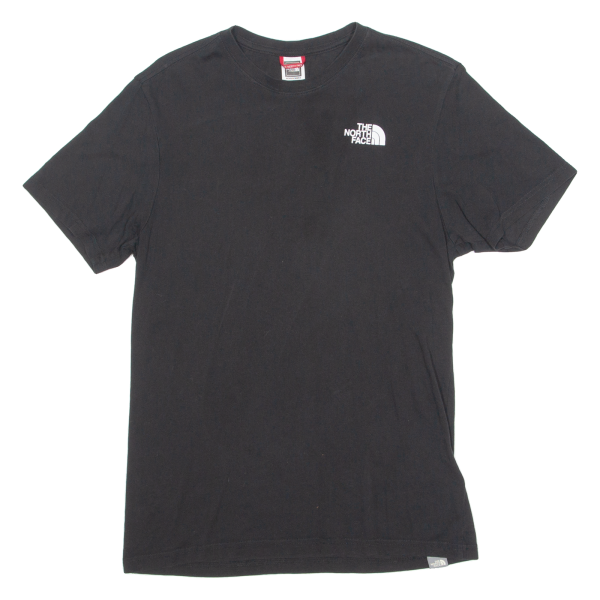 THE NORTH FACE Mens T-Shirt Black Crew Neck S Cheap