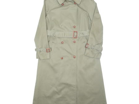 HOUSE OF FRASER Exclusive Belted Womens Trench Coat Green M Hot on Sale