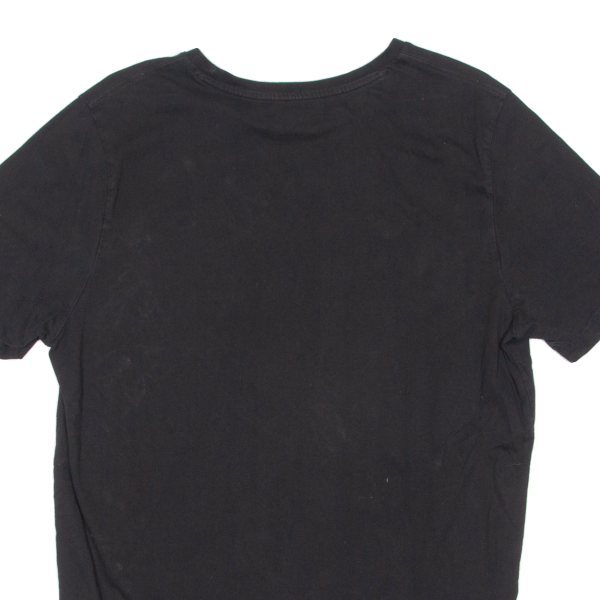 PUMA Mens T-Shirt Black Crew Neck L For Cheap