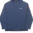 TOMMY HILFIGER Boys Jacket Blue Nylon Hooded 12-13Y Hot on Sale