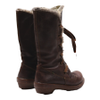 EL NATURALISTA Snow Boots Brown Leather Womens UK 3 Discount