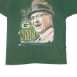 PRO PLAYER NFL Green Bay Packers 1997 Super Bowl Vince Lombardi Mens T-Shirt Green 90s USA 2XL Cheap