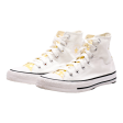 CONVERSE High Top Trainers White Canvas Womens UK 5.5 Discount