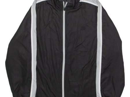 STARTER Mens Windbreaker Jacket Black 90s XL For Cheap