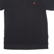 POLO RALPH LAUREN Custom Fit Mens Polo Shirt Black XL Cheap