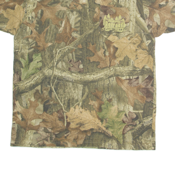 RETREAT Camo Mens T-Shirt Brown M Hot on Sale