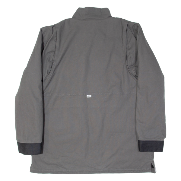 DICKIES Fleece Lined Mens Chore Jacket Grey XL For Cheap