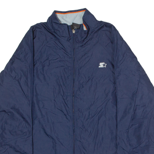 STARTER Mens Windbreaker Jacket Blue Colourblock M Discount