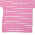 POLO RALPH LAUREN Custom Fit Mens Polo Shirt Pink Striped XL Cheap