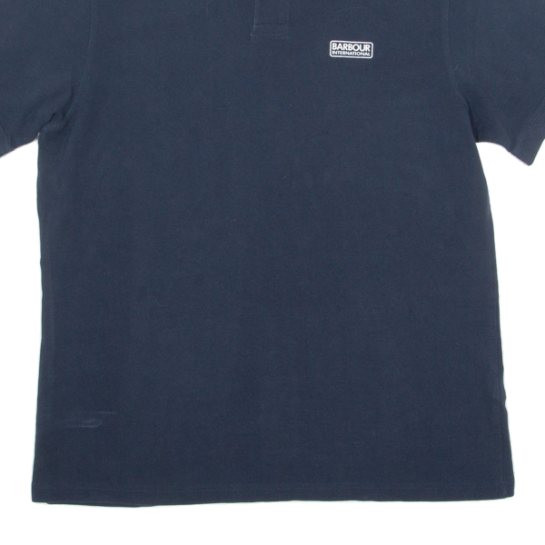 BARBOUR Mens Polo Shirt Blue XL Online