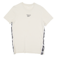 REEBOK Womens T-Shirt Beige Crew Neck M Online Hot Sale